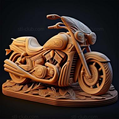 3D model Suzuki VL 1500 Intruder (STL)